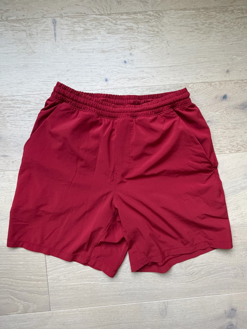 lululemon athletica Men's Red Athletic Shorts